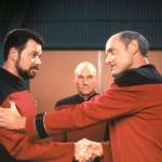 Patrick Stewart, Terry O'Quinn, Jonathan Frakes