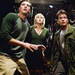 Anna Faris, Simon Rex, Charlie Sheen