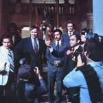 Bradford Dillman, John Crawford, John Roselius, Clint Eastwood