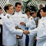 Tom Skerritt, Rick Rossovich, Tom Cruise, Val Kilmer