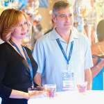 Vera Farmiga, George Clooney