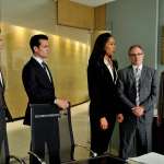 Andrea Parker, Patrick J. Adams, Gabriel Macht, John Billingsley, Gina Torres