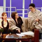 Megan Mullally, Debra Messing, Shelley Morrison