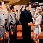 Leslie Nielsen, Walter Pidgeon, Jack Kelly, Warren Stevens, Anne Francis