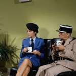 Louis de Fun&egrave;s, Elisabeth Etienne