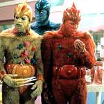 Jim Carrey, Jeff Goldblum, Damon Wayans, Julie Brown, Geena Davis